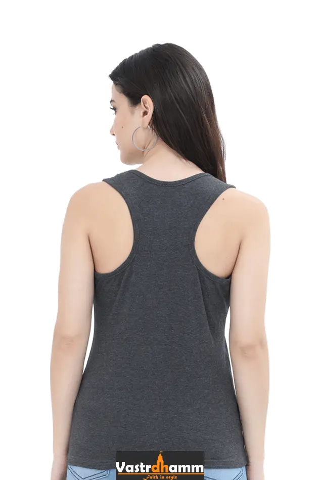 Hanuman Super StrengthTank Top T-Shirts for Women Vastrdhamm