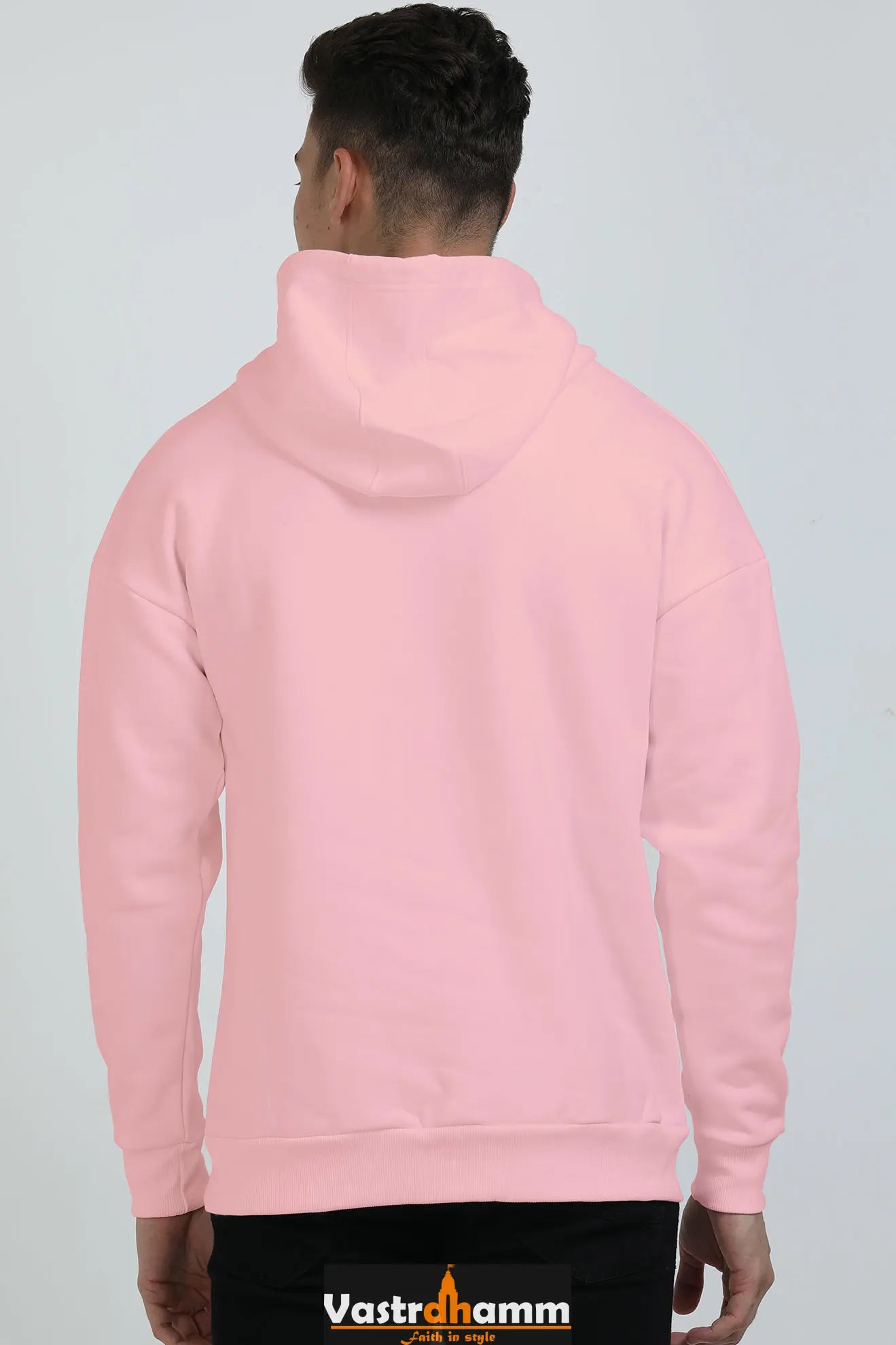 Hanuman Valor Unleashed Oversized Hooded Sweatshirt T-Shirts for Men Vastrdhamm
