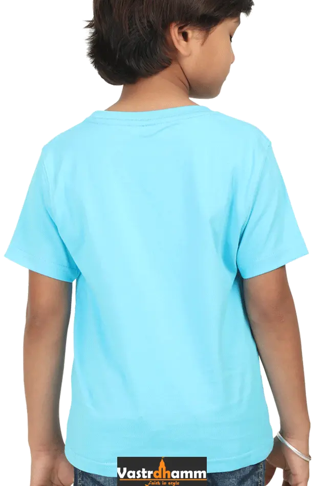 Hanuman Warrior Spirit Round Neck Half Sleeve Classic T-Shirts for Boy Vastrdhamm