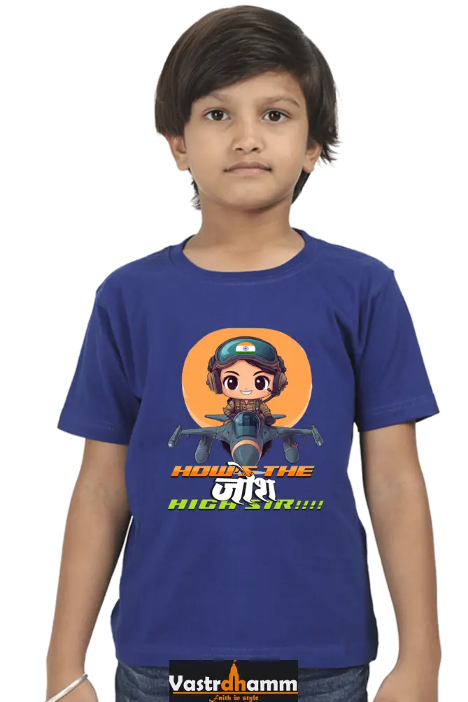 India’s Future Round Neck Half Sleeve Classic T-Shirts for Boys Vastrdhamm