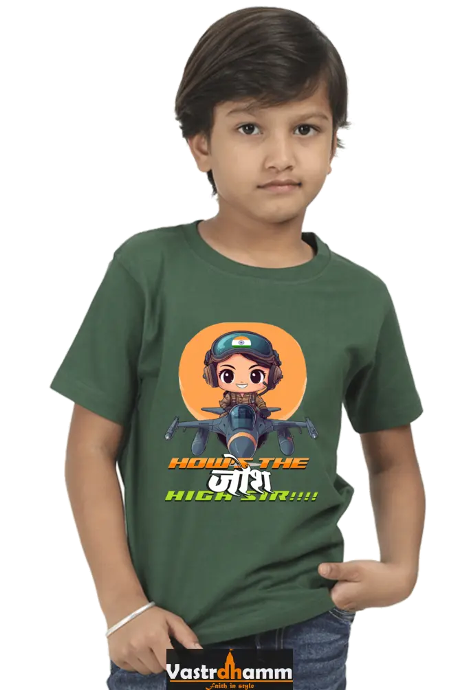 India’s Future Round Neck Half Sleeve Classic T-Shirts for Boys Vastrdhamm