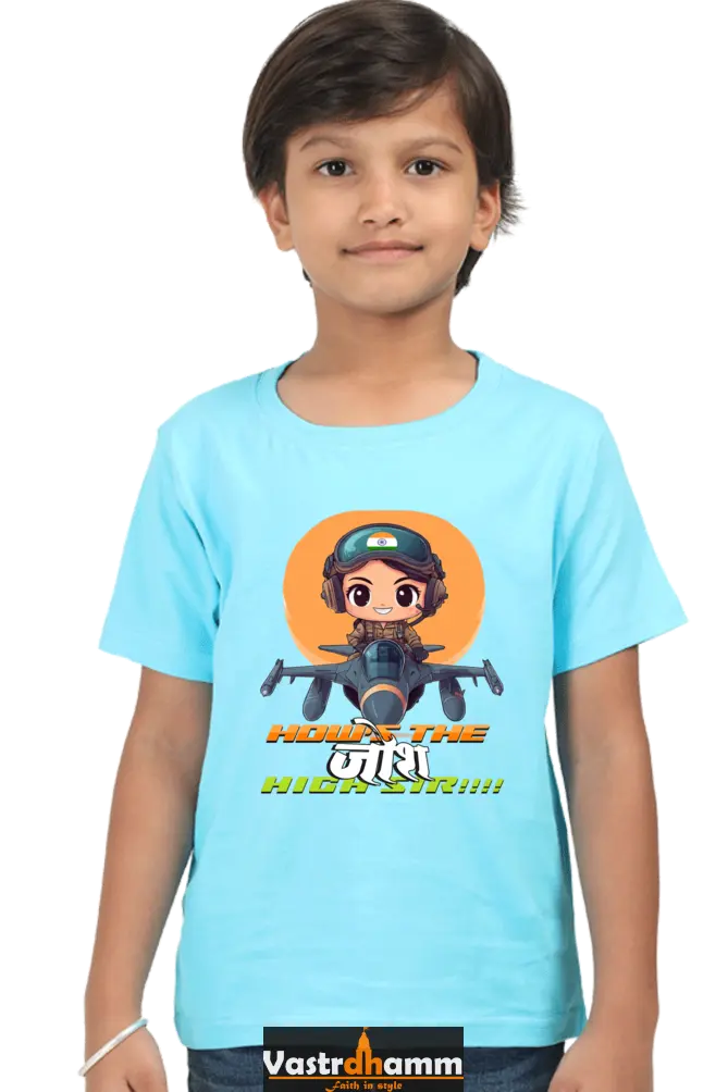 India’s Future Round Neck Half Sleeve Classic T-Shirts for Boys Vastrdhamm