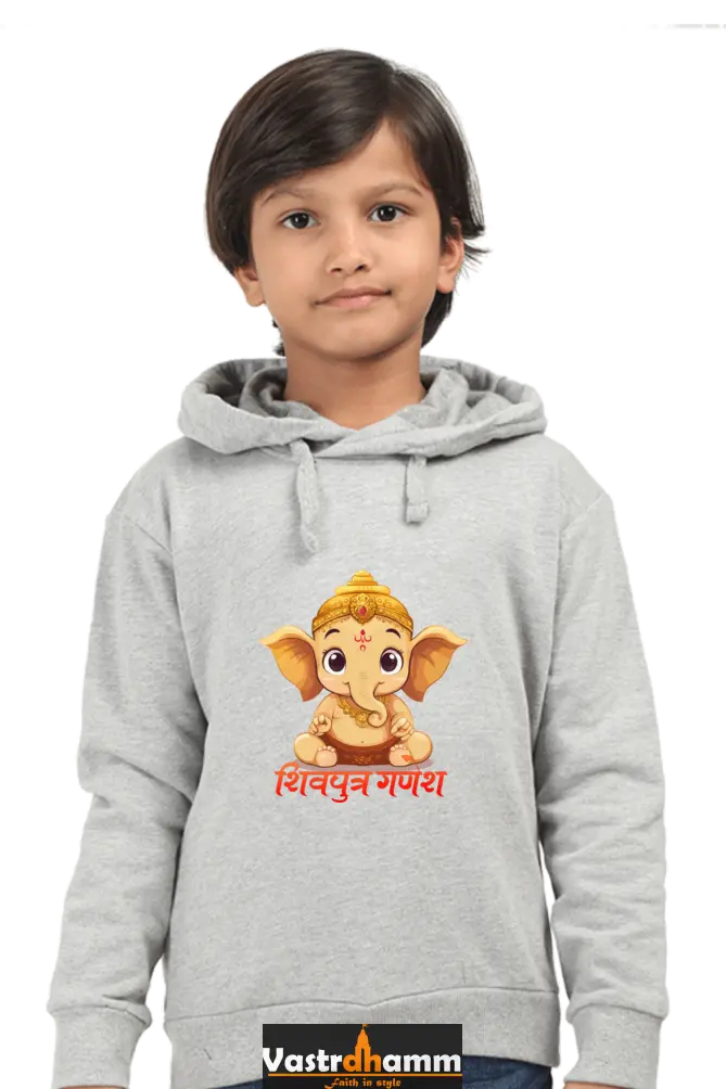 Jai Ganesha Glory Hoodie Sweatshirt T-Shirts for Boy Vastrdhamm