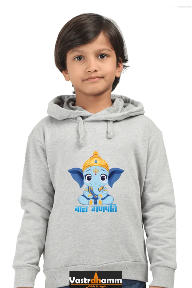Jai Ganesha Power Hoodie Sweatshirt T-Shirts for Boy Vastrdhamm
