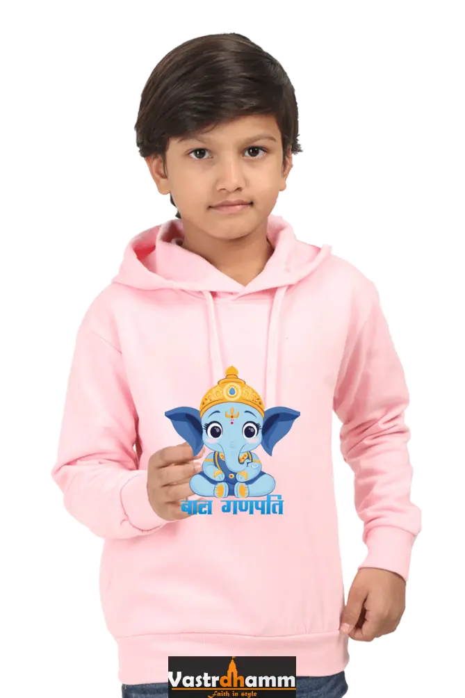 Jai Ganesha Power Hoodie Sweatshirt T-Shirts for Boy Vastrdhamm