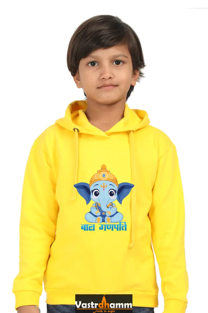 Jai Ganesha Power Hoodie Sweatshirt T-Shirts for Boy Vastrdhamm
