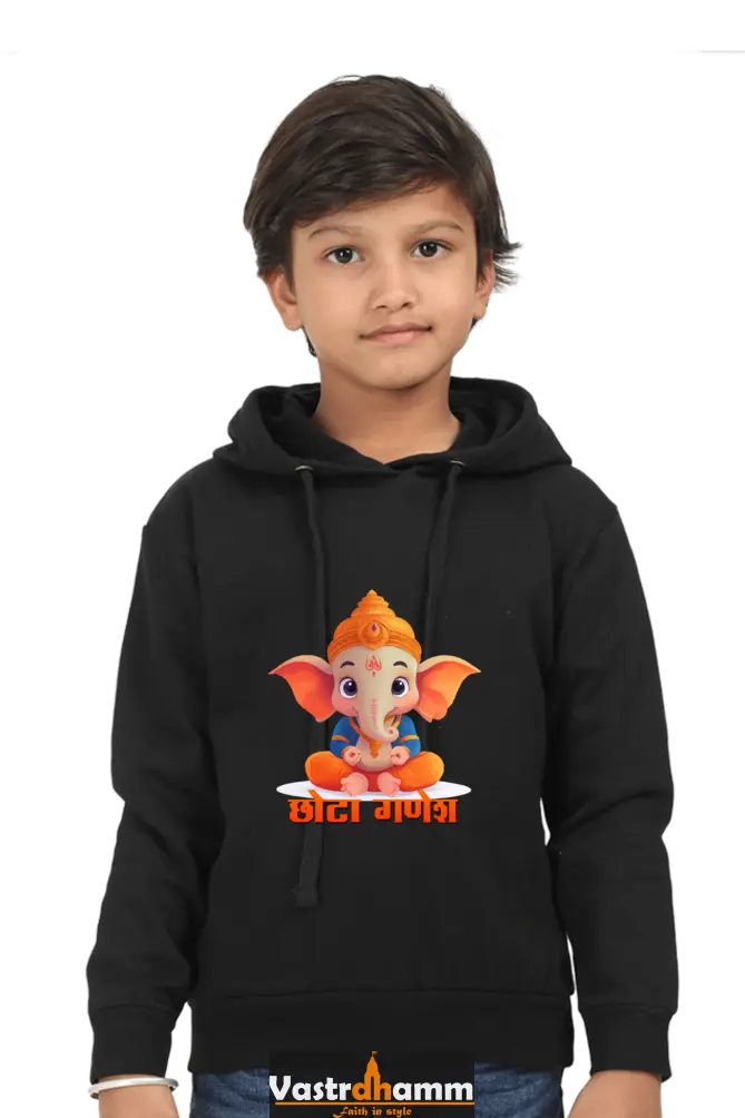 Jai Ganesha Spirit Hoodie Sweatshirt T-Shirts for Boy Vastrdhamm