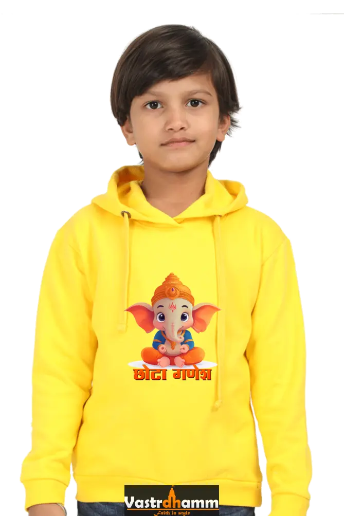 Jai Ganesha Spirit Hoodie Sweatshirt T-Shirts for Boy Vastrdhamm