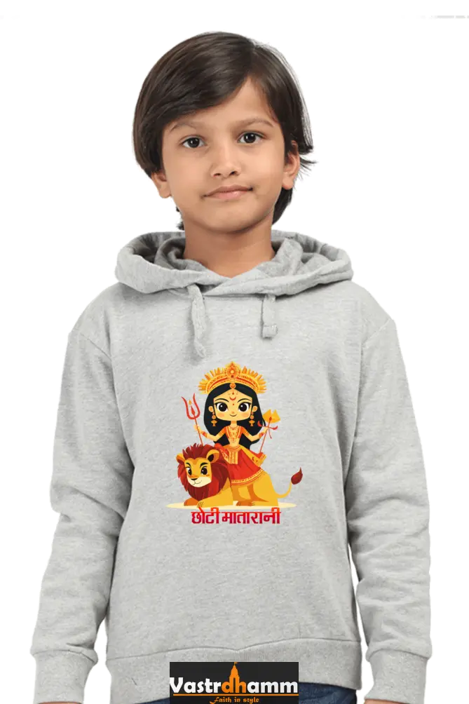 Maa Durga Power Hoodie Sweatshirt T-Shirts for Boy Vastrdhamm