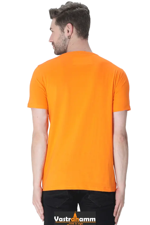 Maa Durga Warrior Round Neck Half Sleeve Classic T-Shirts for Men Vastrdhamm