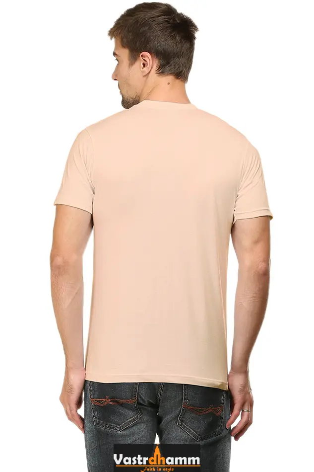 Maa Durga Warrior Round Neck Half Sleeve Classic T-Shirts for Men Vastrdhamm