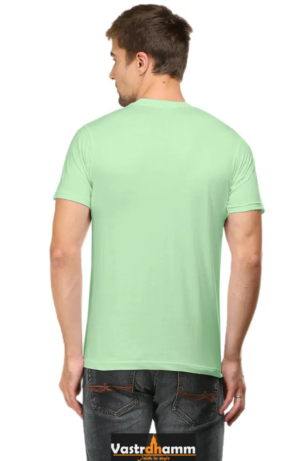 Maa Durga Warrior Round Neck Half Sleeve Classic T-Shirts for Men Vastrdhamm