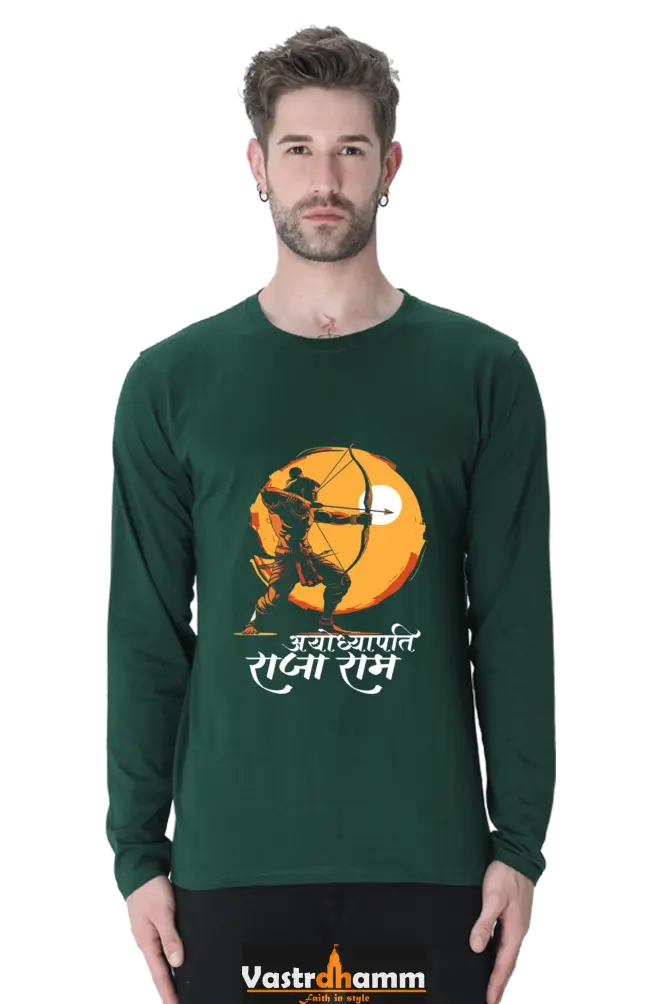 Majestic Ram JiRound Neck Full Sleeve T-Shirt For Men Vastrdhamm