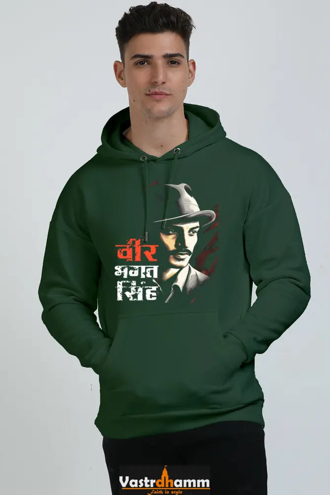 National Hero Oversized Hooded Sweatshirt T-Shirts for Men Vastrdhamm