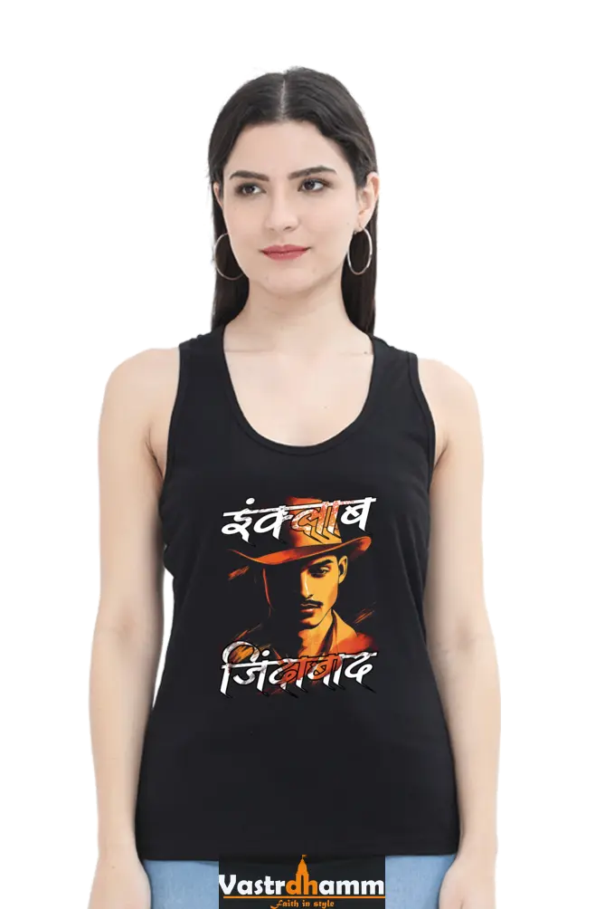 National HeroTank Top T-Shirts for Women Vastrdhamm
