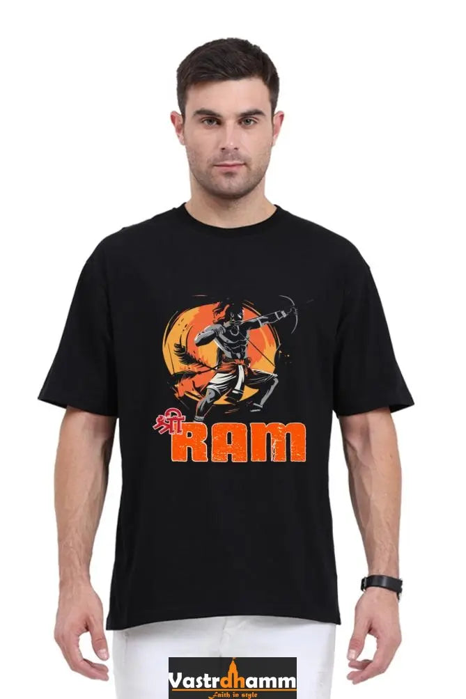 Ram Ji Ayodhya Pride Oversized Classic T-Shirts for Men Vastrdhamm