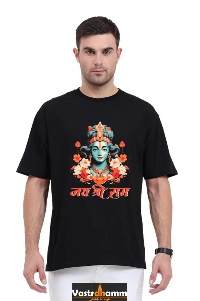 Ram Ji Dharma Protector Oversized Classic T-Shirts for Men Vastrdhamm