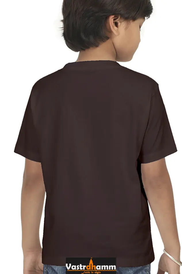 Ram Ji Divine Protector Round Neck Half Sleeve Classic T-Shirts for Boy Vastrdhamm