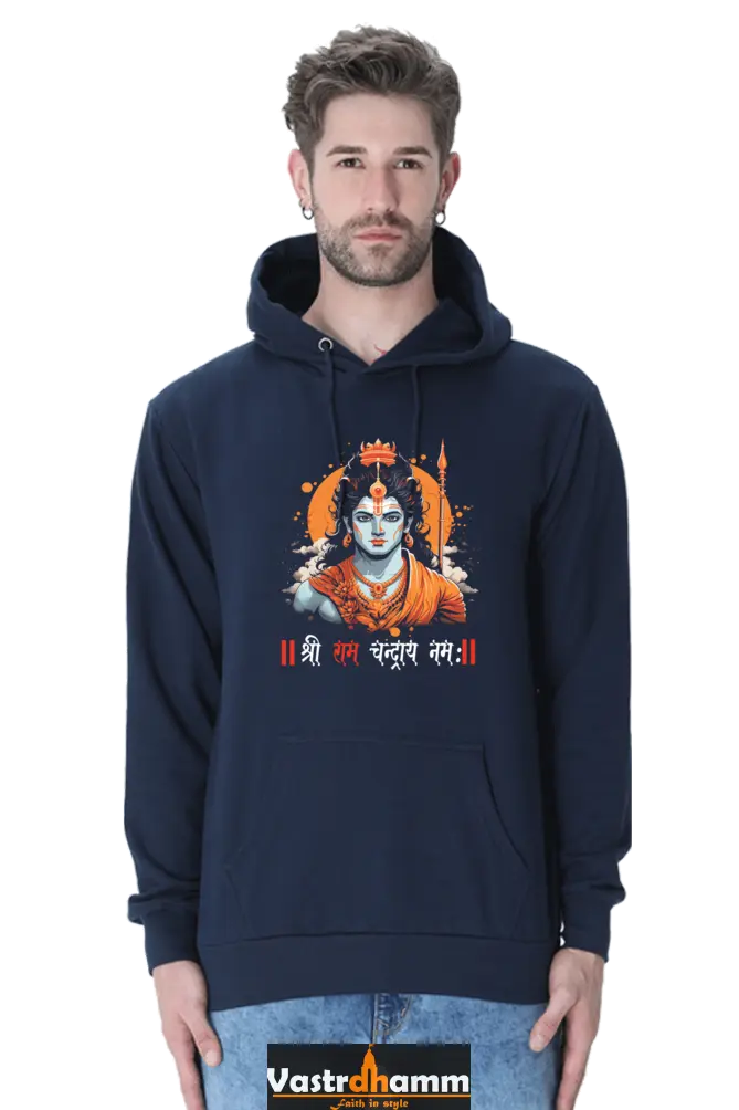 Ram Ji Divine Warrior Hoodie Sweatshirt T-Shirts for Men Vastrdhamm