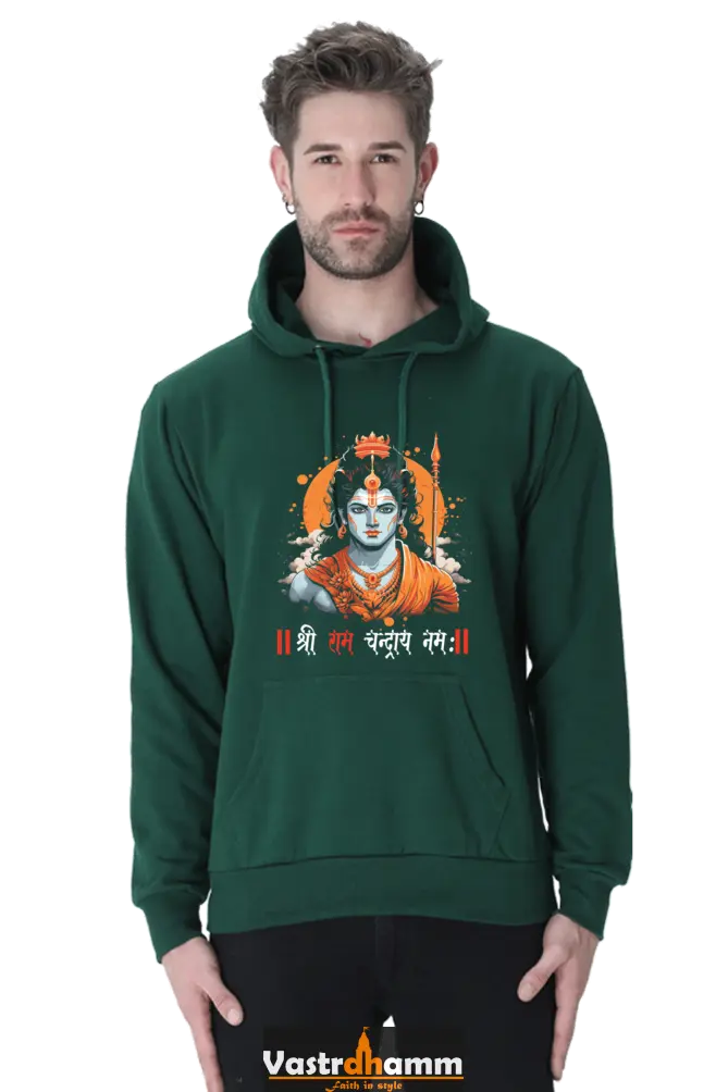 Ram Ji Divine Warrior Hoodie Sweatshirt T-Shirts for Men Vastrdhamm