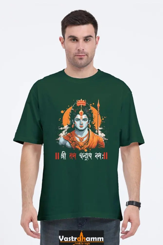 Ram Ji Righteous Path Oversized Classic T-Shirts for Men Vastrdhamm