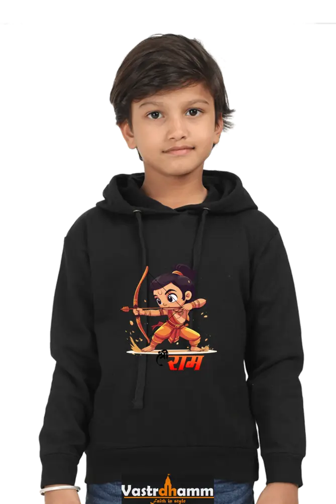 Ram Ji Warrior Spirit Hoodie Sweatshirt T-Shirts for Boy Vastrdhamm