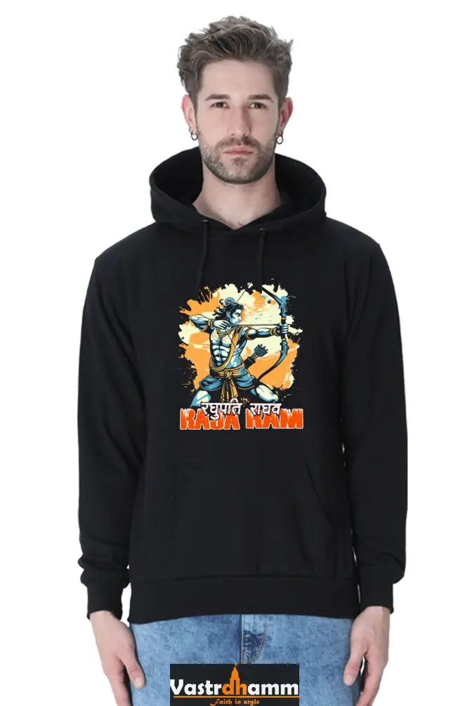 Ram Ji Warrior Spirit Hoodie Sweatshirt T-Shirts for Men Vastrdhamm