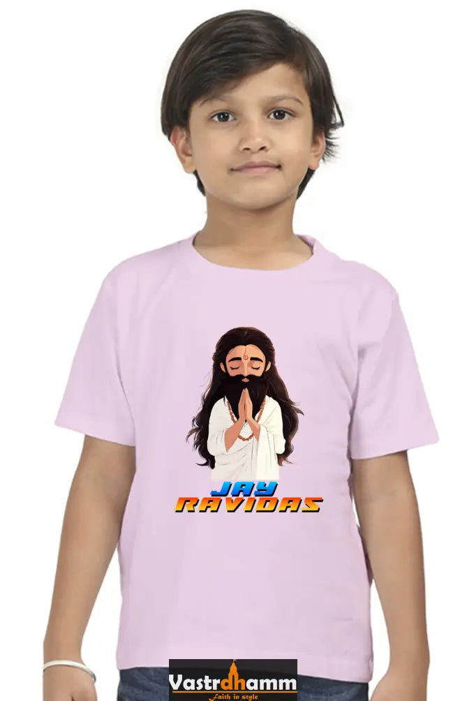 Ravidas Devotion Round Neck Half Sleeve Classic T-Shirts for Boy Vastrdhamm