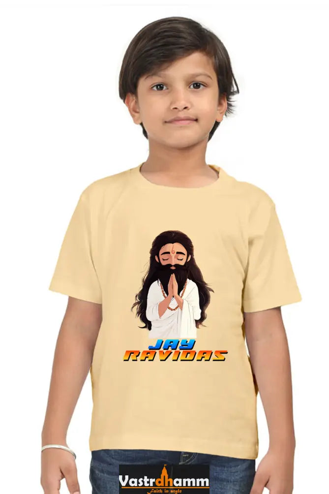 Ravidas Devotion Round Neck Half Sleeve Classic T-Shirts for Boy Vastrdhamm