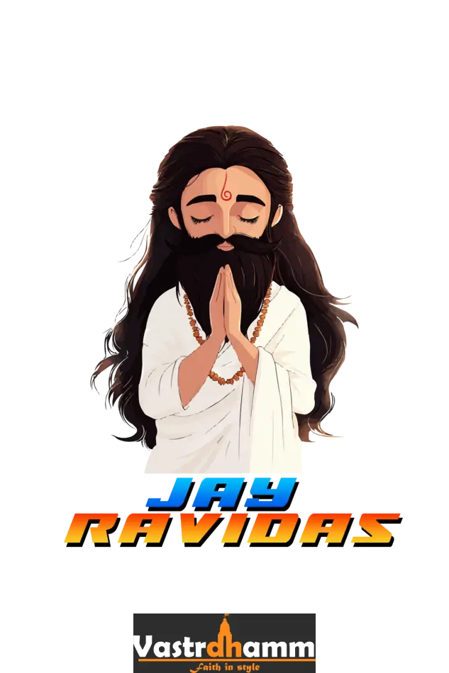 Ravidas Devotion Round Neck Half Sleeve Classic T-Shirts for Girl Vastrdhamm