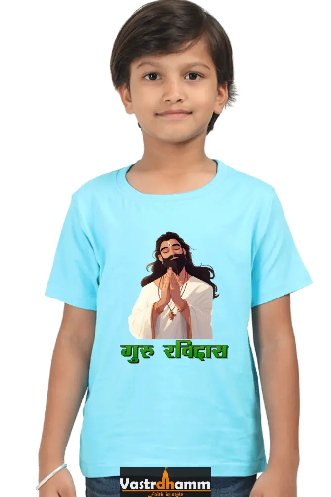 Ravidas Legacy Round Neck Half Sleeve Classic T-Shirts for Boy Vastrdhamm