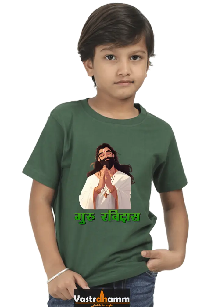 Ravidas Legacy Round Neck Half Sleeve Classic T-Shirts for Boy Vastrdhamm