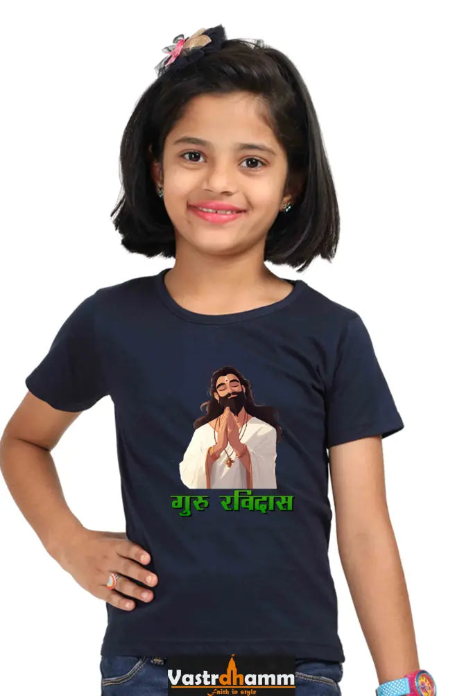 Ravidas Legacy Round Neck Half Sleeve Classic T-Shirts for Girl Vastrdhamm