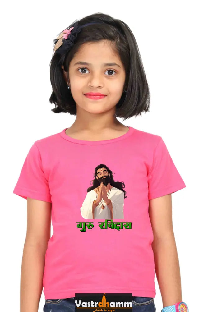 Ravidas Legacy Round Neck Half Sleeve Classic T-Shirts for Girl Vastrdhamm