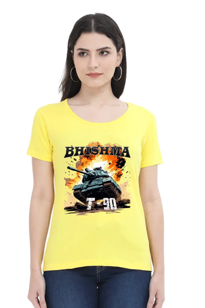 Republic Day Pride Round Neck Half Sleeve Classic T-Shirts for Womens Vastrdhamm
