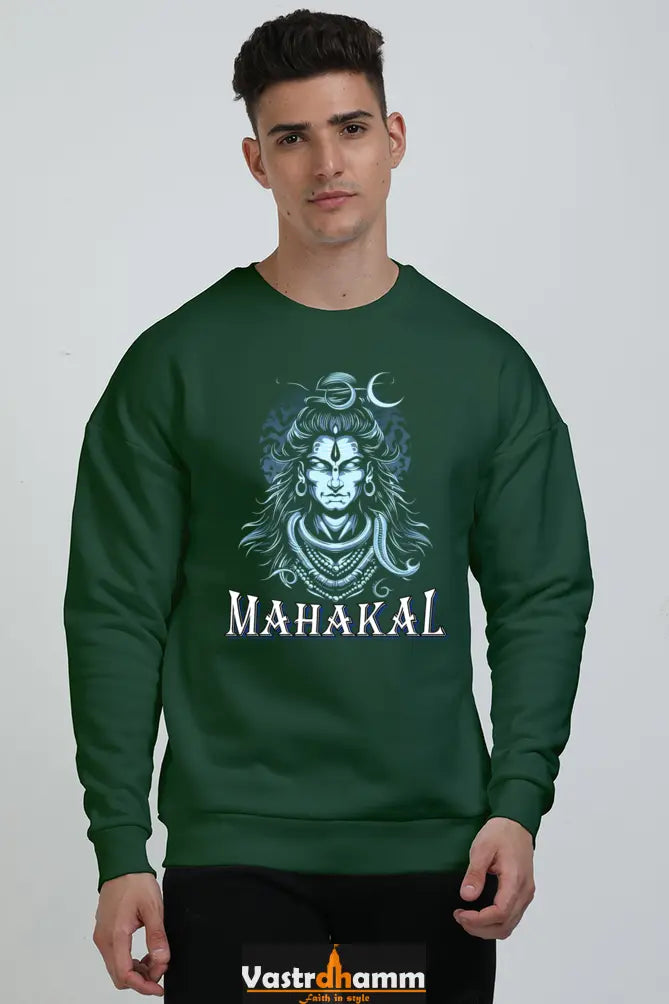 Shiv Ji Divine Power Oversized Sweatshirt T-Shirts for Men Vastrdhamm