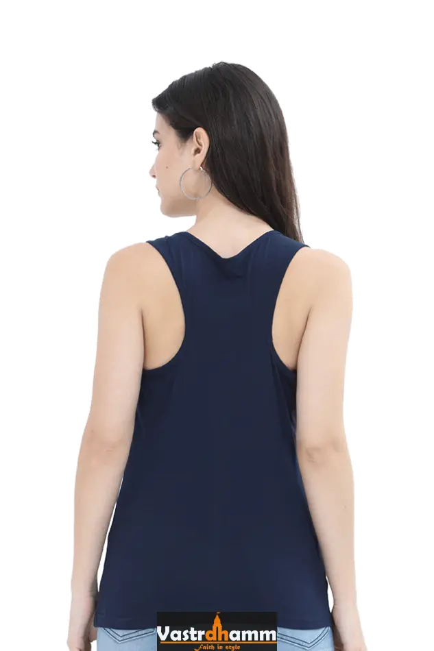 Shiv Ji Divine Power Tank Top T-Shirts for Women Vastrdhamm