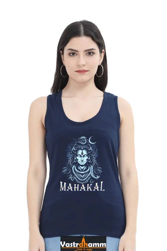 Shiv Ji Eternal Tank Top T-Shirts for Women Vastrdhamm