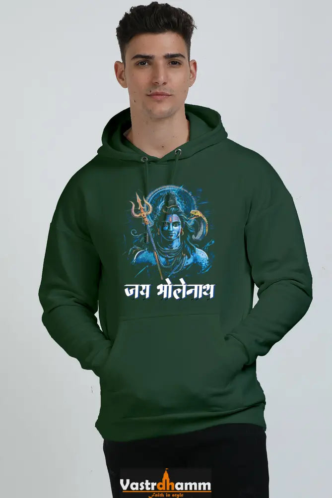 Shiv Ji Meditation Oversized Hooded Sweatshirt T-Shirts for Men Vastrdhamm