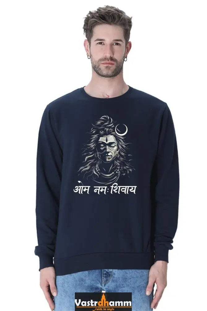 Shiv Ji Om Namah Shivaya Sweatshirt T-Shirts for Men Vastrdhamm