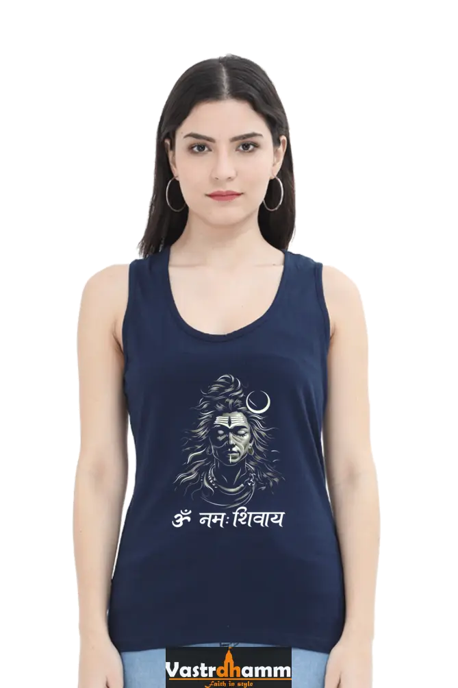 Shiv Ji Om Namah Shivaya Tank Top T-Shirts for Women Vastrdhamm