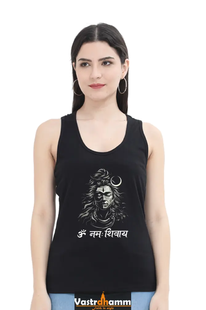 Shiv Ji Om Namah Shivaya Tank Top T-Shirts for Women Vastrdhamm