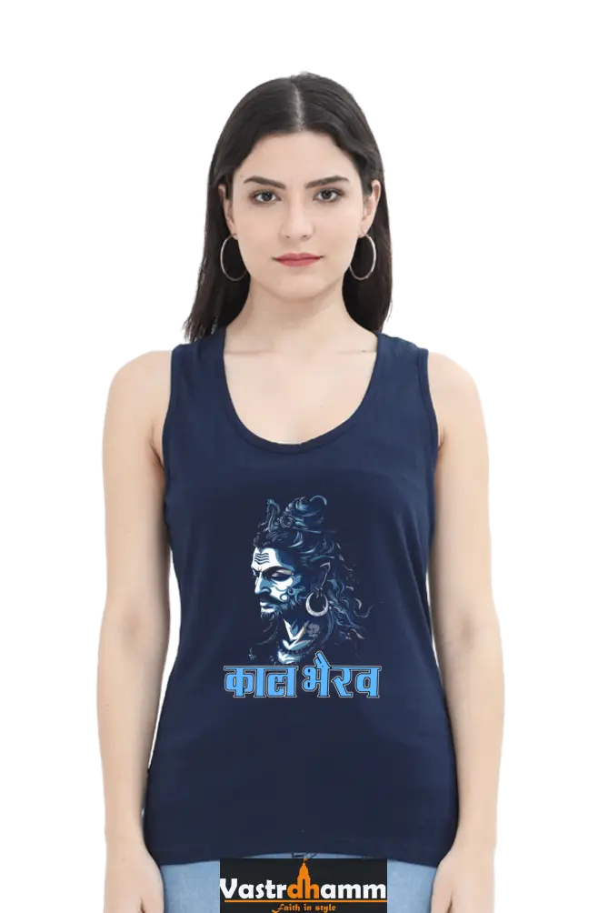 Shiv Ji Rudra Tank Top T-Shirts for Women Vastrdhamm