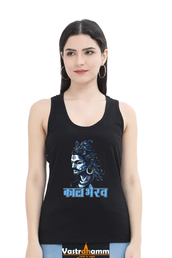 Shiv Ji Rudra Tank Top T-Shirts for Women Vastrdhamm