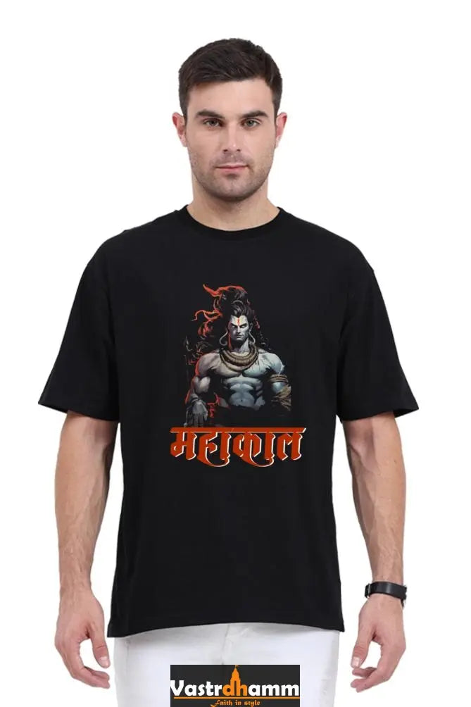 Shiv Ji Shankar Oversized Classic T-Shirts for Men Vastrdhamm
