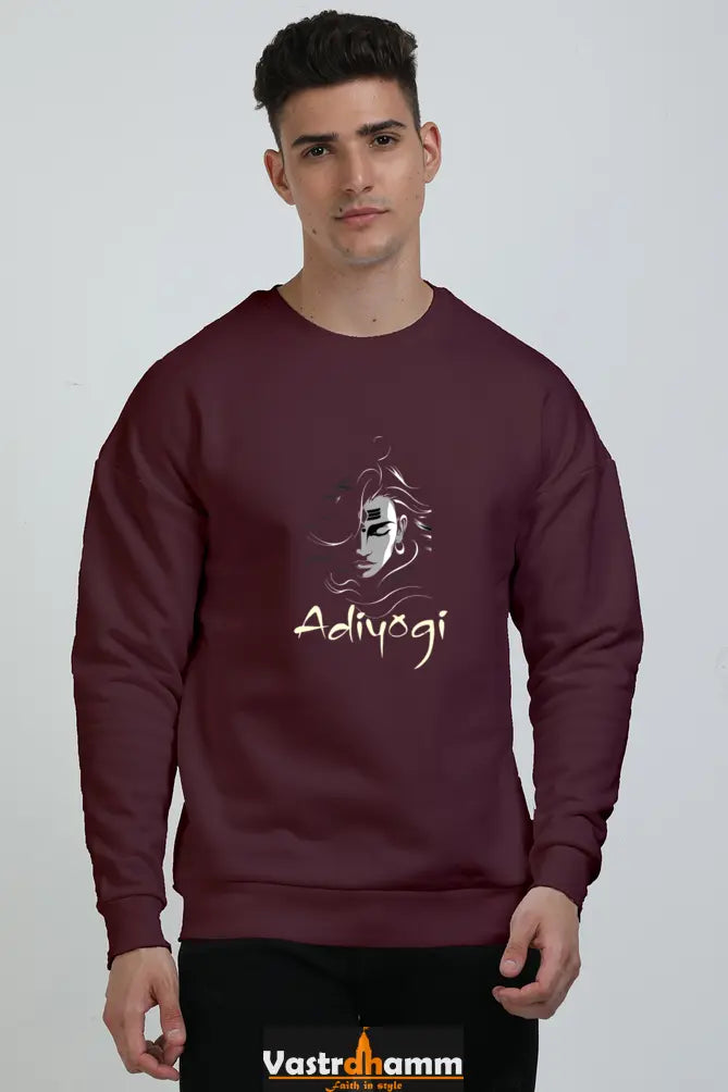 Shiv Ji Shankar Oversized Sweatshirt T-Shirts for Men Vastrdhamm