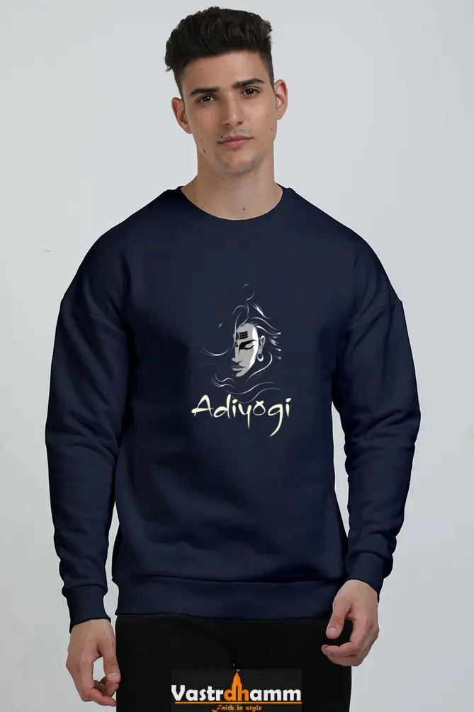 Shiv Ji Shankar Oversized Sweatshirt T-Shirts for Men Vastrdhamm