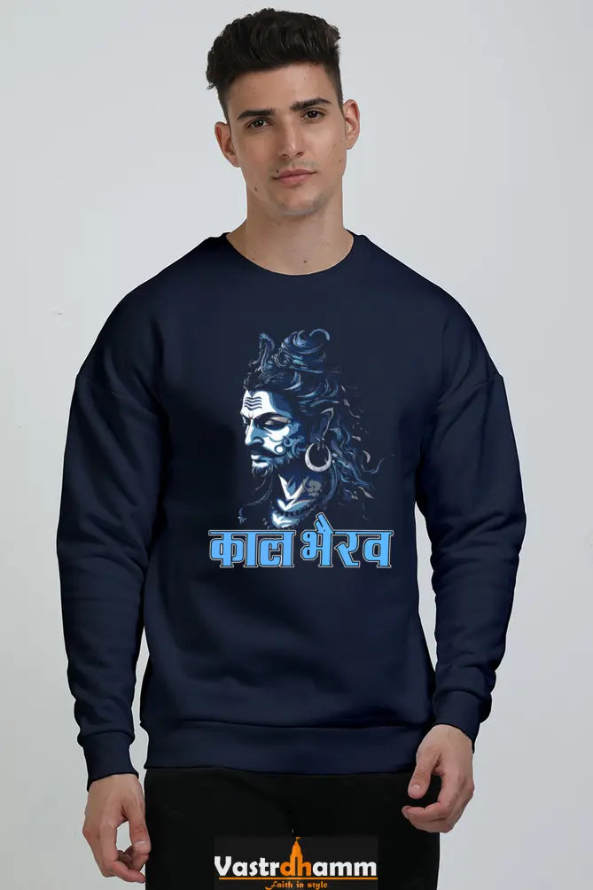 Shiv Ji Trishul Power Oversized Sweatshirt T-Shirts for Men Vastrdhamm