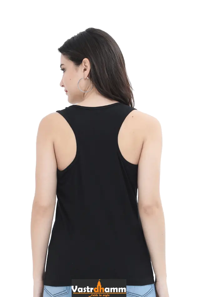 Shiv Ji Trishul Power Tank Top T-Shirts for Women Vastrdhamm