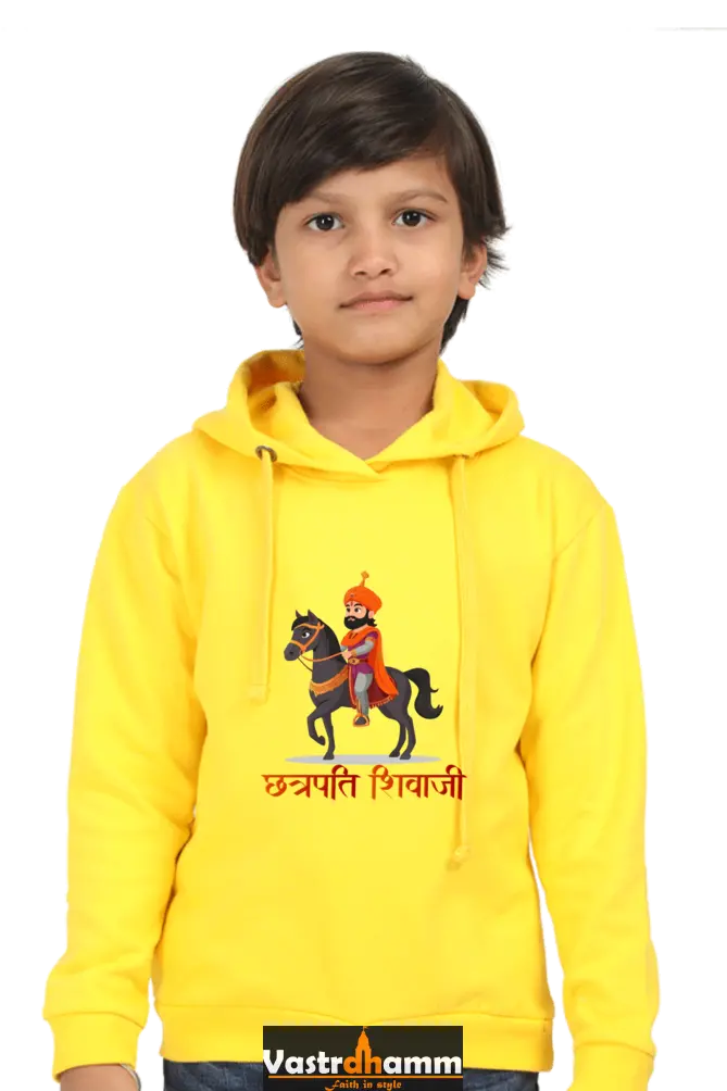 Shivaji Maharaj Legacy Hoodie Sweatshirt T-Shirts for Boy Vastrdhamm